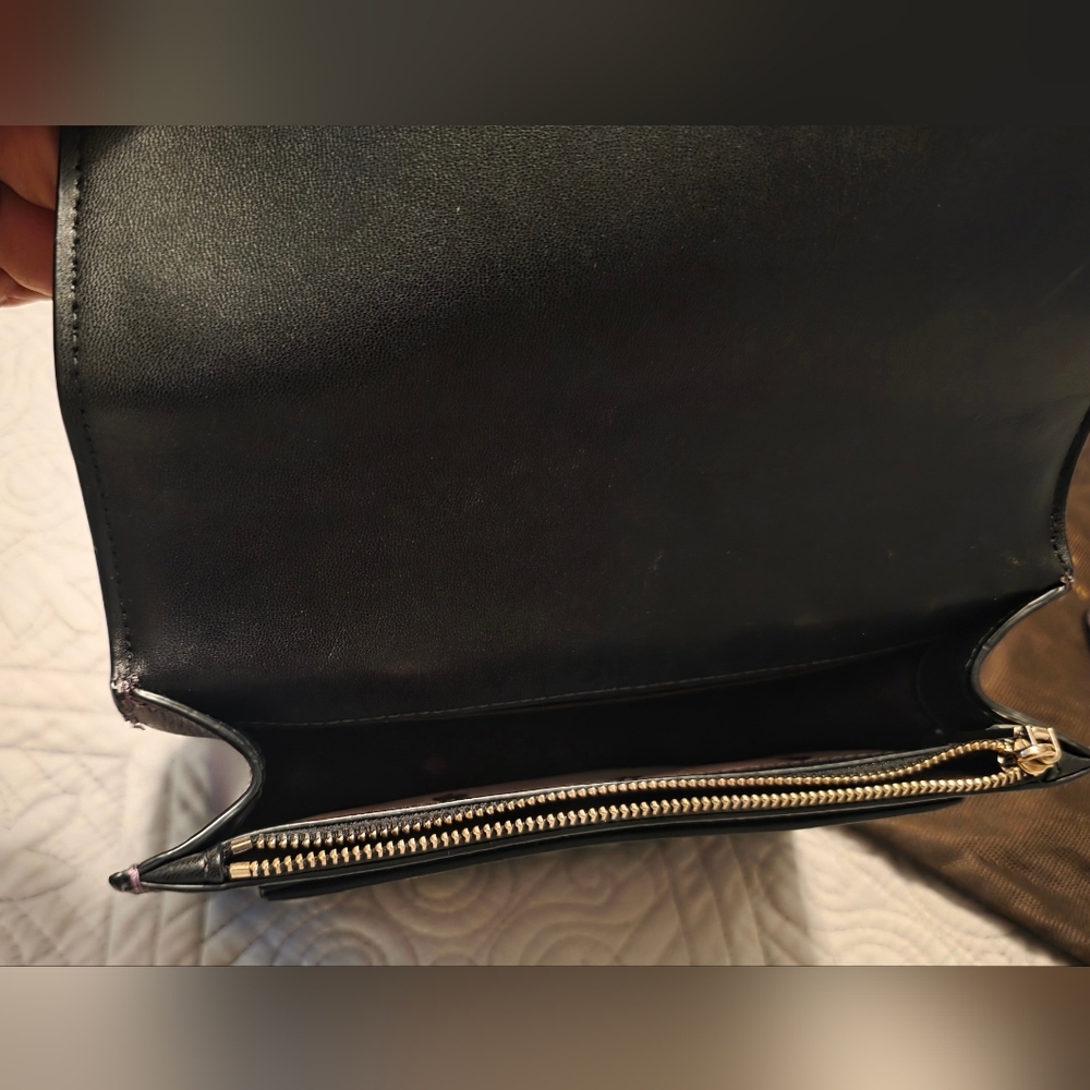 Kate Spade Remi Flap Chain Crossbody Ripe Plum Multi & Card Holder - Picture 4 of 9
